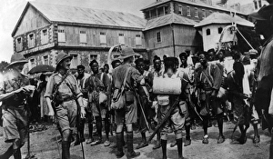 Troops leaving for Duala, Cameroon, Africa, WW1 Troops leaving for Duala, Cameroon, Africa, WW1
