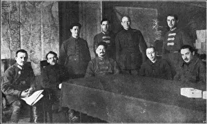 Trotsky in Power: Trotsky and Colleagues at the Ministry of War Print