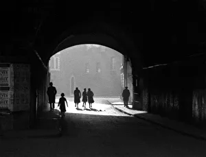 Tunnel under railway bridge, Whitechapel, London Tunnel under railway bridge, Whitechapel, London