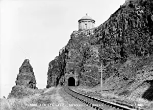 Tunnel Prints: Early 1900s Print of Downhill, Co Londonderry Landscape