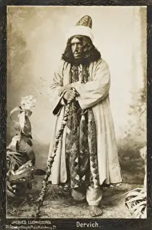 Early 20th century print of a Turkish Dervish