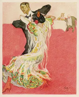 19th Century Prints: Two-Step Dance (Rieth)