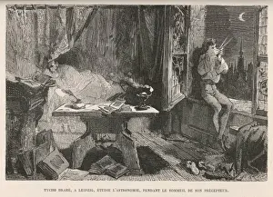 Renaissance Astronomy Images Prints: Tycho Brahe / Apprentice
