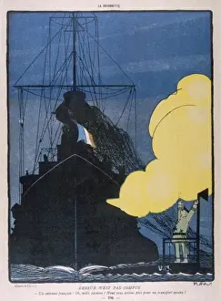 World War Two Sea Battles Prints: U-Boat Gets Wrong Ship