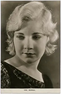Classic Hollywood Performers Prints: Una Merkel