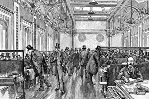 The Underwriting Room of Lloyds of London, 1886 The Underwriting Room of Lloyds of London, 1886