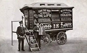 Caravan Prints: Universal Rescue Mission Caravan Print circa 1905