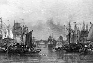 Historical London Scenes Prints: The Upper Pool