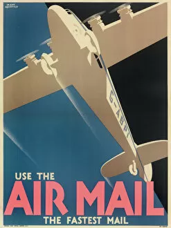 Royal Aeronautical Society Collection: Use the Air Mail Poster