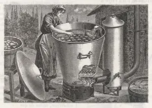 Vintage Laundry Equipment Prints: Using Bozerian W. Machine