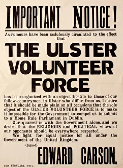 UVF - Ulster Volunteer Force Poster UVF - Ulster Volunteer Force Poster