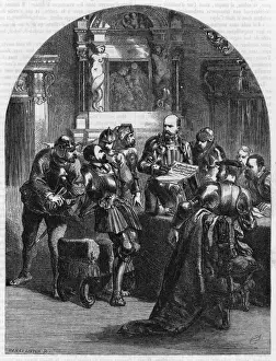 Venetian Print: Vettor Pisanis Arrest and Redemption