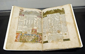 The Venice Haggadah. Venice, Italy, 1609. Museum Israel. Jer The Venice Haggadah. Venice, Italy, 1609. Museum Israel. Jer