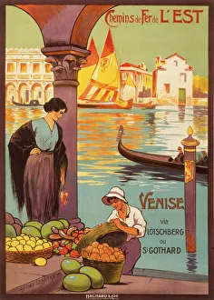 Venice travel poster Venice travel poster