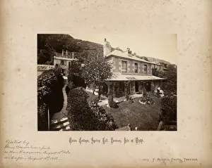 Prints of Ventnor - Isle of Wight - Union Cottage, Spring Hill Date: circa 1870s Isle Of Wight Prints: Ventnor - Isle of Wight - Union Cottage Print, circa 1870s