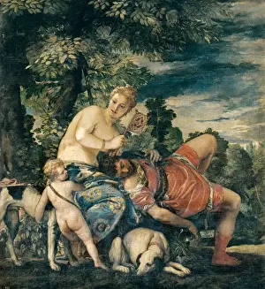 Historical Art Import Prints: Venus and Adonis