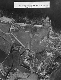 Vertical Aerial Photograph of Flying-Boats and Hangars a? Vertical Aerial Photograph of Flying-Boats and Hangars a?