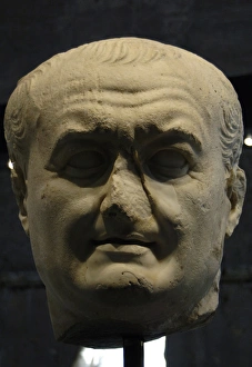 Vespasian (9-79). Roman Emperor. Colossal Head Vespasian (9-79). Roman Emperor. Colossal Head