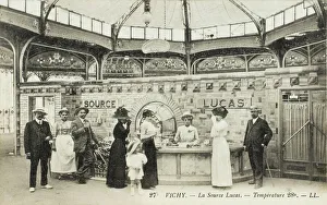 Vichy - Source Lucas spring at the spa Vichy - Source Lucas spring at the spa