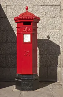 Tower Bridge Prints: Rare Victorian Cast Iron Post Box Print, Tower Bridge