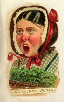 Victorian Scrap -- Watercress Seller Victorian Scrap -- Watercress Seller