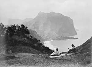 Portugal Coast Prints: View over a bay