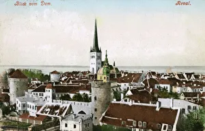 View of the Church of St Olaf - Tallinn, Estonia (Reval) View of the Church of St Olaf - Tallinn, Estonia (Reval)