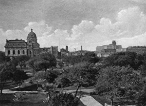 View of City Park, Galveston, Texas, USA View of City Park, Galveston, Texas, USA