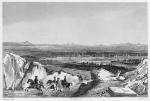 View of Damascus: Distant Cityscape Print