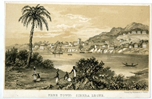 View of Freetown, Sierra Leone, West Africa View of Freetown, Sierra Leone, West Africa