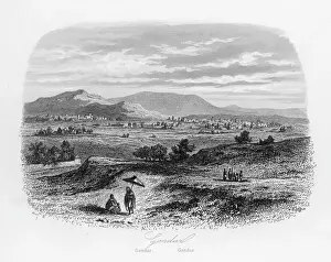 Print of Gondar Cityscape, Ethiopia
