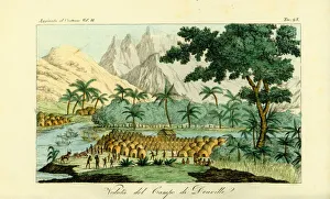 View of Jean-Baptiste Douville's camp View of Jean-Baptiste Douville's camp