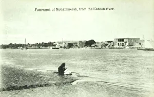 View of Mohammerah from the Karun River View of Mohammerah from the Karun River