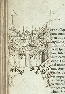 View of Rome Print, 1543