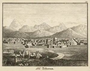 View of Tehran: 18th Century Print