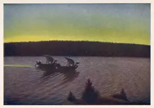Medieval Sailing Vessels Prints: Vikings Set Out