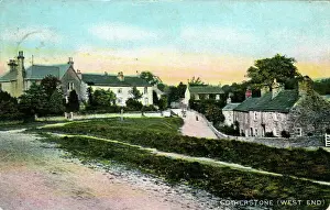 Prints of The Village, Cotherstone, Barnard Castle, near Darlington, County Durham, England. Date: 1909 County Durham Prints: The Village, Cotherstone Print, 1909