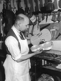 Violin Maker Prints: Violin Maker