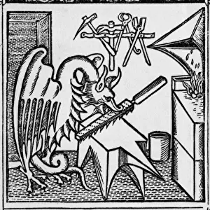 Aesop's Moral Lessons Prints: The viper & the file