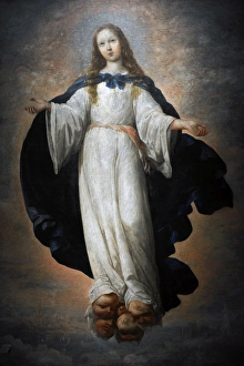 The Virgin Immaculate, 1661, by Zurbaran The Virgin Immaculate, 1661, by Zurbaran
