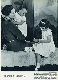 Viscountess Harcourt and daughters by Madame Yevonde Viscountess Harcourt and daughters by Madame Yevonde