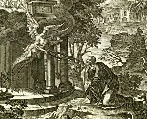 The Vocation of Isaiah Print, Engraving