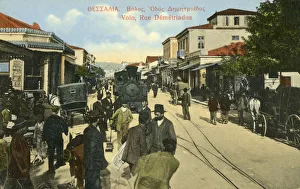Volos, Greece - Capital of Magnesia - Rue Demetriados Volos, Greece - Capital of Magnesia - Rue Demetriados
