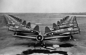 Vought OS2U Kingfisher vic of 25 (on the ground) Vought OS2U Kingfisher vic of 25 (on the ground)