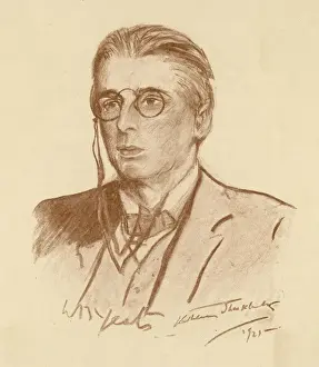 William Butler Yeats Prints: W B Yeats / Shackleton