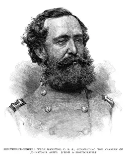 Confederate Army Officer Prints: Wade Hampton