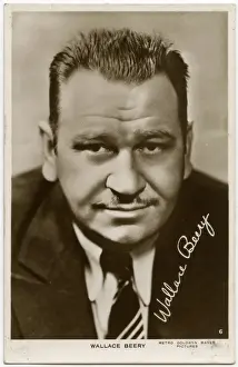 Classic American Cinema Stars Prints: Wallace Beery