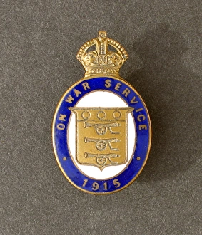 War Badge On War Service 1915 Reg No 9859 War Badge On War Service 1915 Reg No 9859