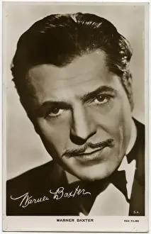 American Film Stars Prints: Warner Baxter