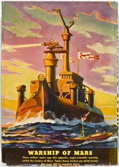 Warship of Mars Print